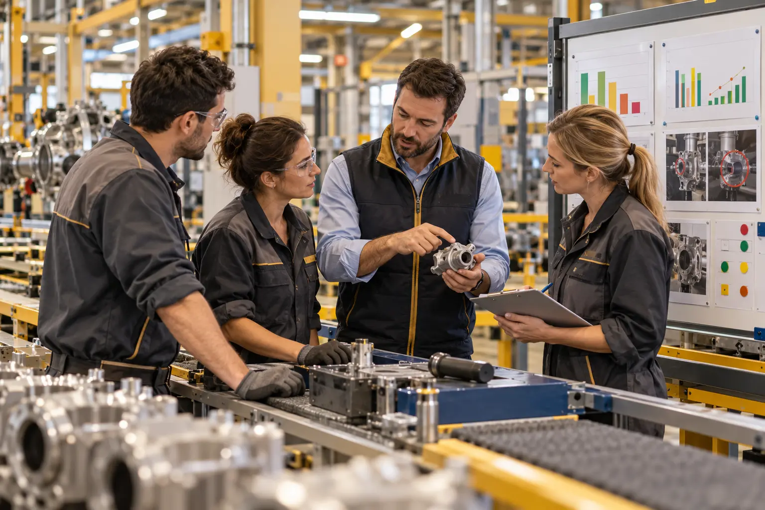 Pilotage des ateliers, qualité et amélioration continue