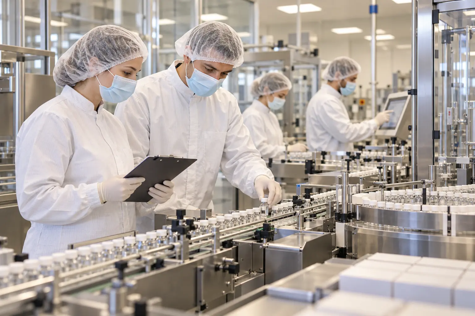 Système qualité, production GMP et excellence industrielle